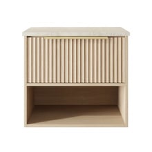 Merewether 600mm Wall Hung Single Vanity with Solid Surface Countertop